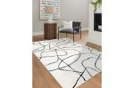 Kusový koberec Mode 8522 abstract cream/black - 80x150 cm