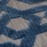 Kusový koberec Piatto Oro Blue – na ven i na doma - 120x170 cm