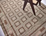Ručně vázaný kusový koberec Guggenheim DESP P81 Brown Natural - 300x400 cm