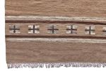 Ručně vázaný kusový koberec Ginger DESP P83 Brown Cream - 80x150 cm
