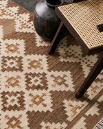 Ručně vázaný kusový koberec M. Kelim DE 2262 Brown Mix - 160x230 cm