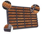 Venkovní čistící rohož Mix Mats Brushes 105647 Black Cocos - na ven i na doma - 45x75 cm