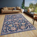 Kusový koberec Luxor 105634 Caracci Blue Multicolor - 80x120 cm