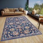 Kusový koberec Luxor 105634 Caracci Blue Multicolor - 140x200 cm