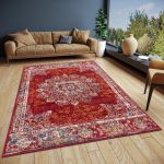 Kusový koberec Luxor 105638 Moderno Red Multicolor - 80x240 cm
