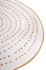 Kusový koberec Twin-Wendeteppiche 105786 Ochre kruh - 200x200 (průměr) kruh cm