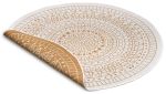 Kusový koberec Twin-Wendeteppiche 105797 Ochre kruh – na ven i na doma - 100x100 (průměr) kruh cm