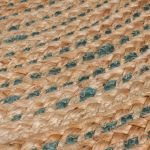 Kusový koberec Capri Jute Natural/Blue kruh - 133x133 (průměr) kruh cm Kusový koberec Capri Jute Natural/Blue kruh - 133x133 (průměr) kruh cm