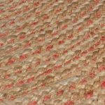 Kusový koberec Capri Jute Natural/Coral kruh - 180x180 (průměr) kruh cm