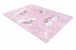 Dětský kusový koberec Junior 52063.802 Rainbow pink - 160x220 cm