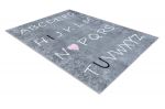 Dětský kusový koberec Junior 52106.801 Alphabet grey - 160x220 cm