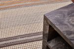 Ručně vázaný kusový koberec Houndstooth DESP HL89 Beige Mix - 80x150 cm