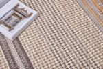 Ručně vázaný kusový koberec Houndstooth DESP HL89 Beige Mix - 80x150 cm