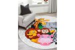 Dětský kusový koberec Junior 51595.801 Africa - 160x160 (průměr) kruh cm