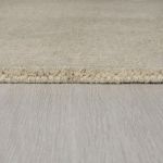 Kusový ručně tkaný koberec Tuscany Textured Wool Border Natural - 160x230 cm