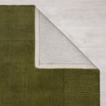 Kusový ručně tkaný koberec Tuscany Textured Wool Border Green - 120x170 cm