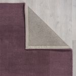 Kusový ručně tkaný koberec Tuscany Textured Wool Border Purple - 160x230 cm