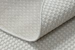Kusový koberec Timo 6272 White kruh – na ven i na doma - 120x120 (průměr) kruh cm