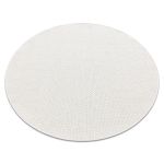 Kusový koberec Timo 6272 White kruh – na ven i na doma - 120x120 (průměr) kruh cm