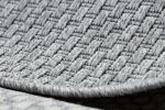 Kusový koberec Timo 6272 Light grey kruh – na ven i na doma - 120x120 (průměr) kruh cm