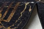 Kusový koberec Miro 51333.801 Marble black / gold - 120x170 cm