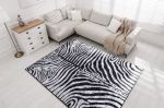 Kusový koberec Miro 51331.803 Zebra black / white - 160x220 cm