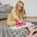 Dětský kusový koberec Kids 590 pink - 80x150 cm