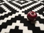Kusový koberec Gloria new black / cream - 190x280 cm
