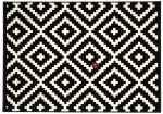 Kusový koberec Gloria new black / cream - 190x280 cm