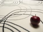 Kusový koberec Kruhy cream - 80x150 cm