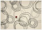 Kusový koberec Kruhy cream - 190x280 cm