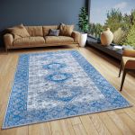 Kusový koberec Bila 105859 Pare Grey Blue - 60x90 cm