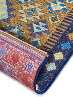 Kusový koberec Cappuccino 105874 Peso Yellow Purple - 160x235 cm