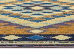 Kusový koberec Cappuccino 105874 Peso Yellow Purple - 120x170 cm