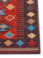 Kusový koberec Cappuccino 105875 Peso Red Blue - 160x235 cm