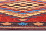 Kusový koberec Cappuccino 105875 Peso Red Blue - 80x165 cm