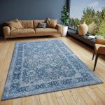 Kusový koberec Catania 105886 Aseno Blue - 80x165 cm