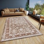Kusový koberec Catania 105887 Aseno Brown - 160x235 cm