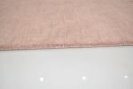 Ručně všívaný kusový koberec Asra wool pink - 160x230 cm