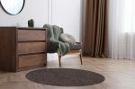 Kusový koberec Life Shaggy 1500 taupe kruh - 80x80 (průměr) kruh cm