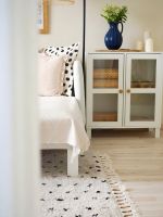 Běhoun Berber Syla B752 dots cream - 60x200 cm