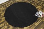 Kusový koberec Nasty 102055 Schwarz kruh - 133x133 (průměr) kruh cm