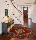 Kusový koberec TEHERAN T-102 red kruh - 160x160 (průměr) kruh cm Kusový koberec TEHERAN T-102 red kruh - 160x160 (průměr) kruh cm