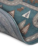 Dětský koberec Adventures 105967 Blue Grey kruh - 140x140 (průměr) kruh cm Dětský koberec Adventures 105967 Blue Grey kruh - 140x140 (průměr) kruh cm