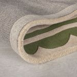 Ručně všívaný kusový koberec Lois Scallop Green - 160x230 cm Ručně všívaný kusový koberec Lois Scallop Green - 160x230 cm