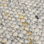 Ručně tkaný kusový koberec Minerals Black/White - 160x230 cm