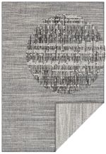 Kusový koberec Gemini 105543 Silver z kolekce Elle – na ven i na doma - 80x350 cm
