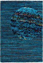 Kusový koberec Nomadic 102691 Meliert Blau - 160x230 cm