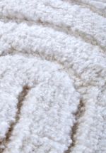 Kusový koberec New York 106203 White kruh - 160x160 (průměr) kruh cm