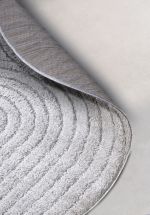 Kusový koberec New York 106205 Light Grey kruh - 200x200 (průměr) kruh cm